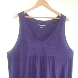 Liz Lange Target purple maternity sleeveless top w